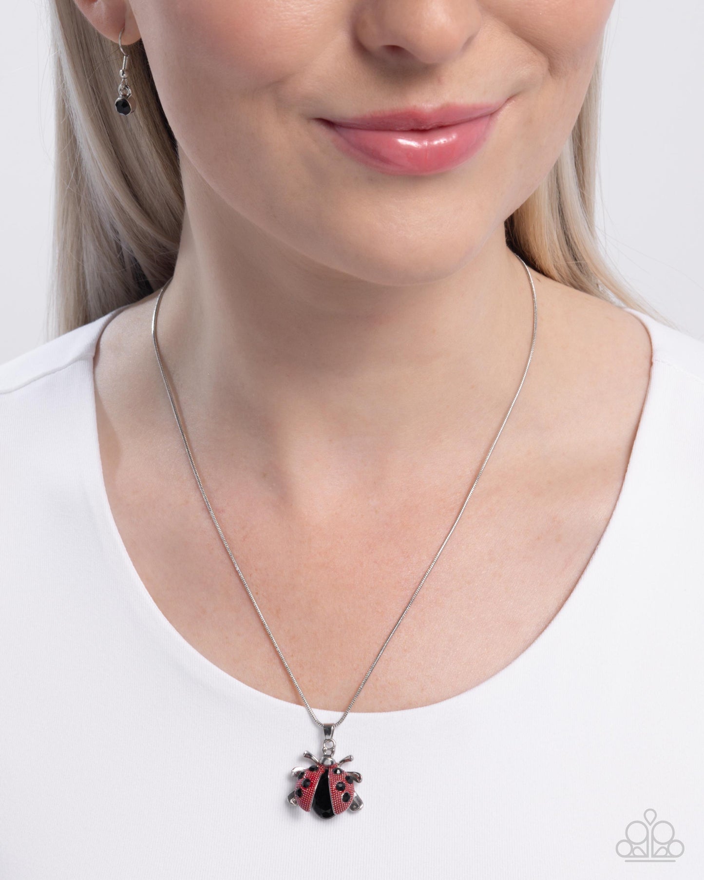 Ladybug Legend - Red necklace