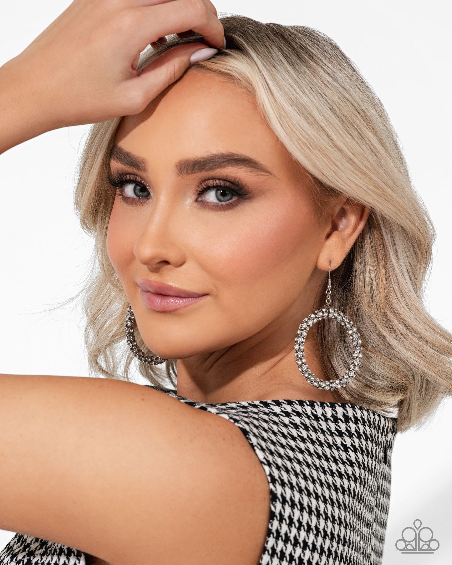 Breathtaking Beacon - White earrings -coming soon LOP 4/25'