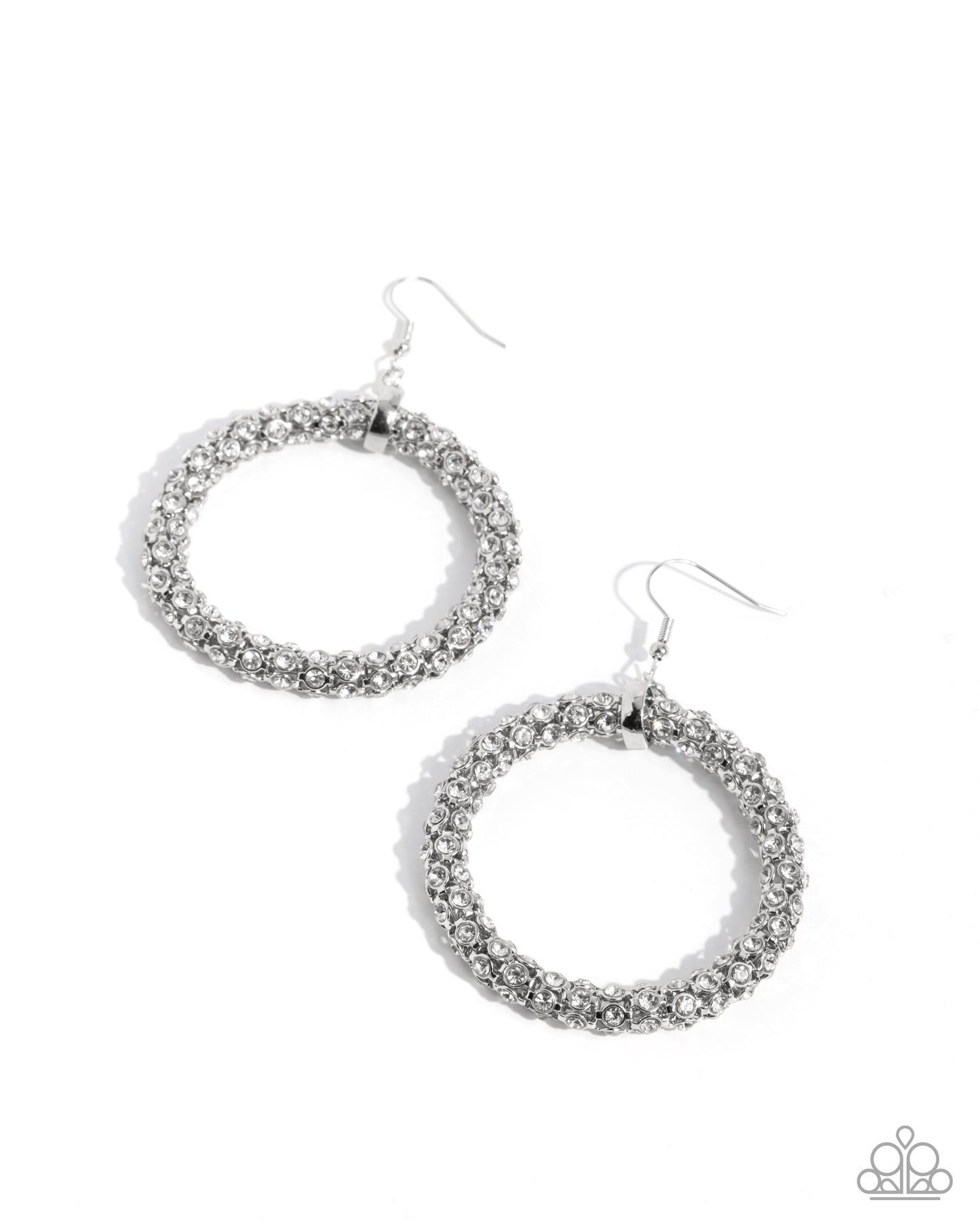 Breathtaking Beacon - White earrings -coming soon LOP 4/25'