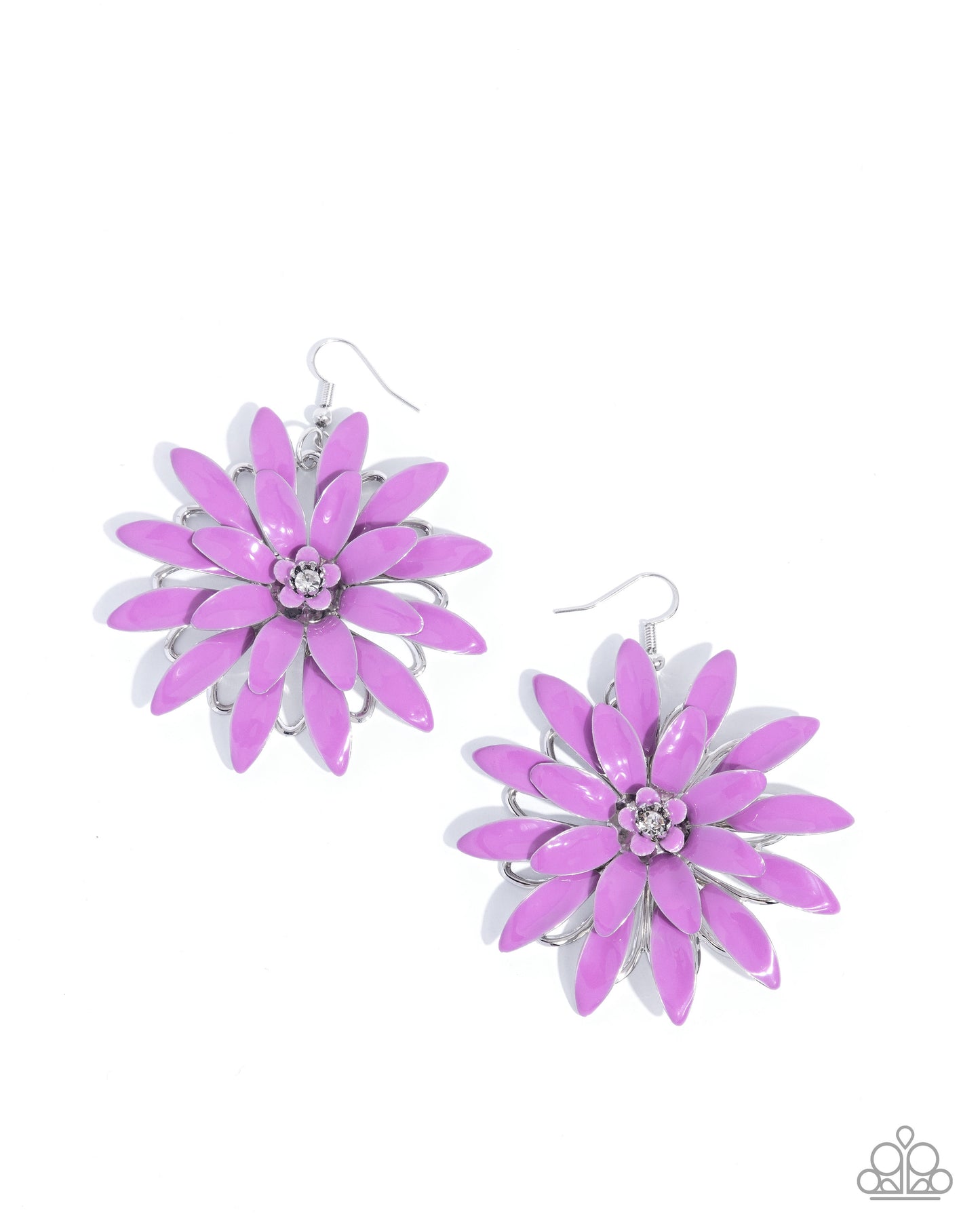 Floral Feeling - Purple earrings