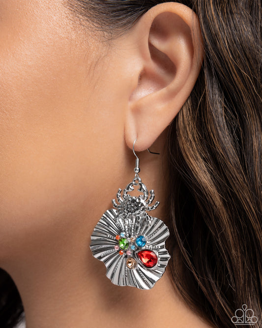 Capricious Crab - Red earrings