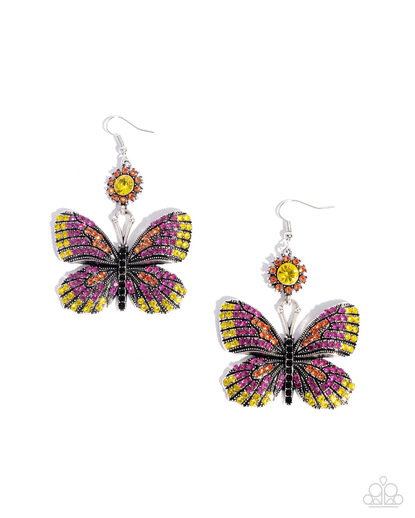 Fluttering Feature - Pink earrings - Limit 4 per order
