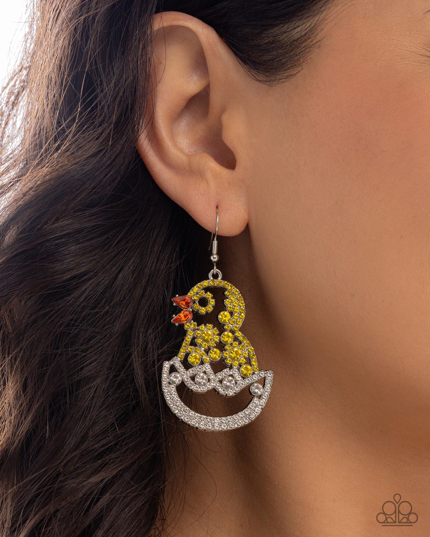 Chick Couture - Yellow earrings