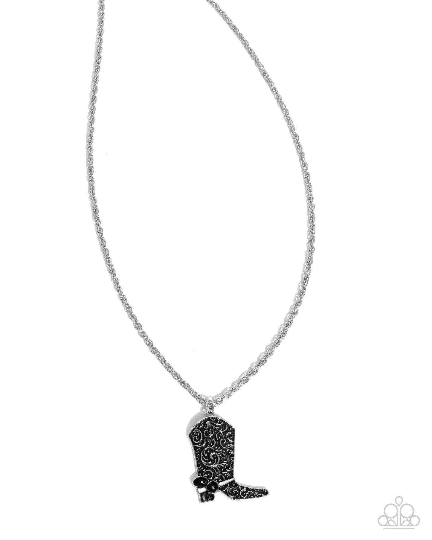 Blazing Boot - Black necklace -Limit 2 per order