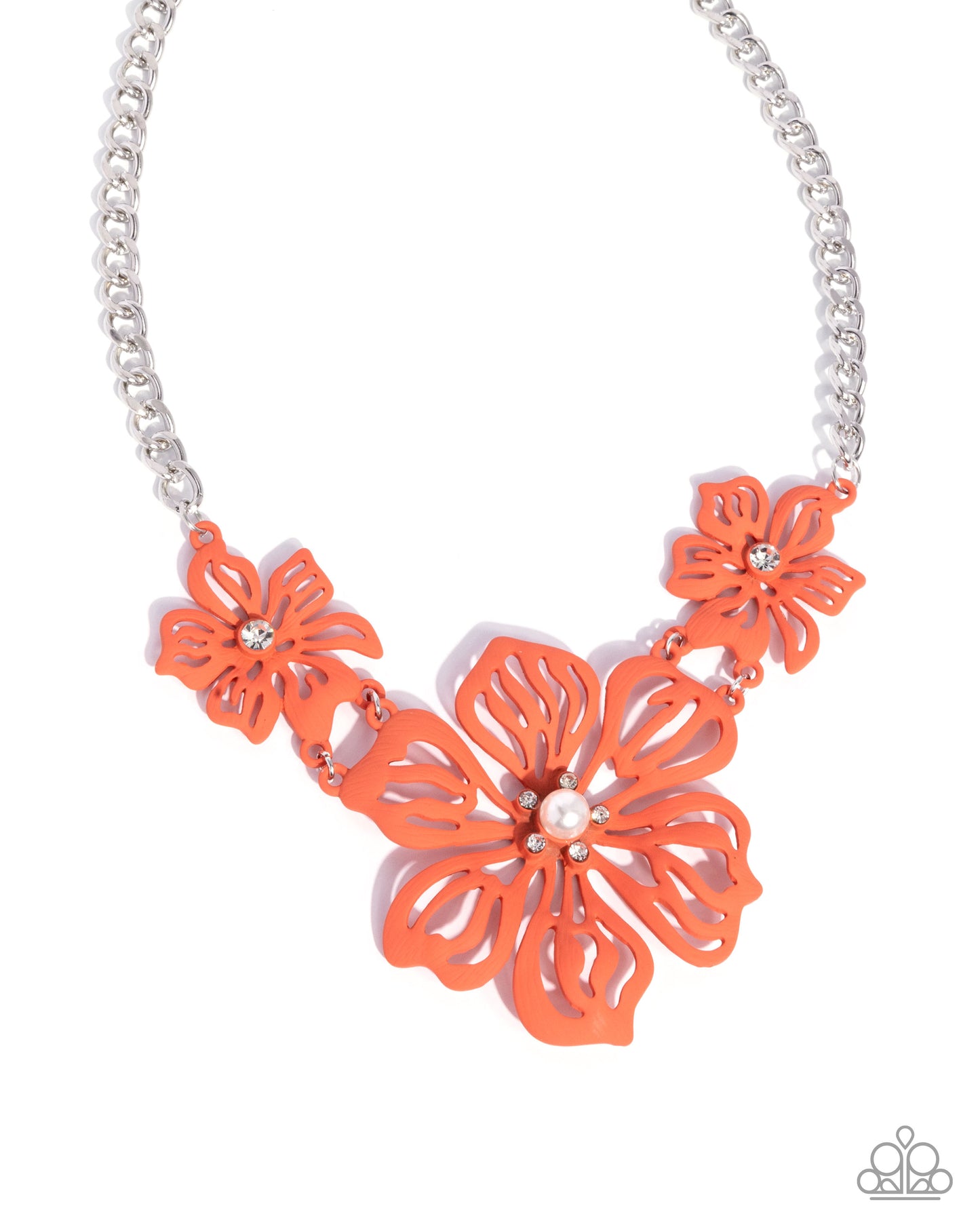 Floral Fandom - Orange necklace