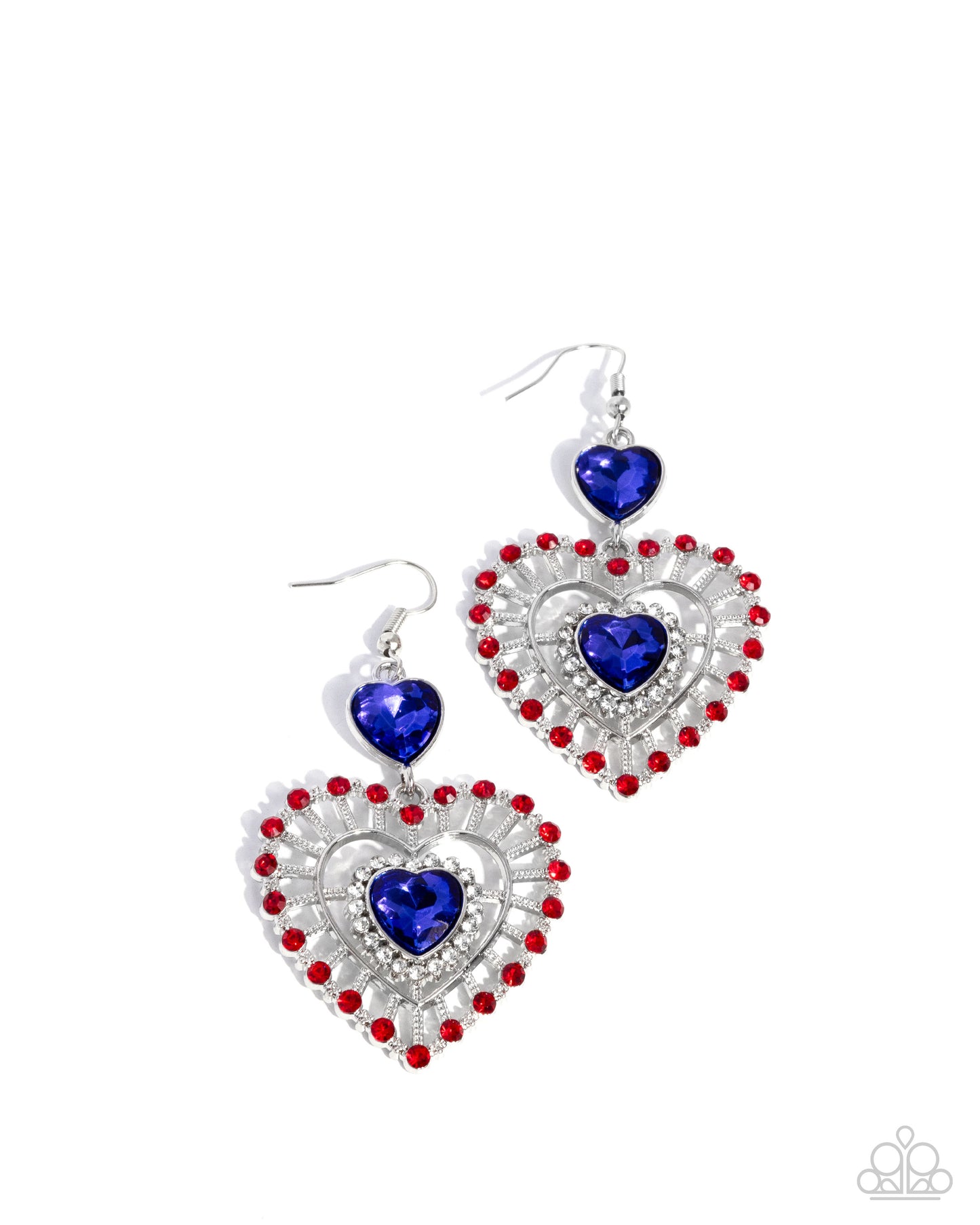 Patriotic Pattern - Multi earrings