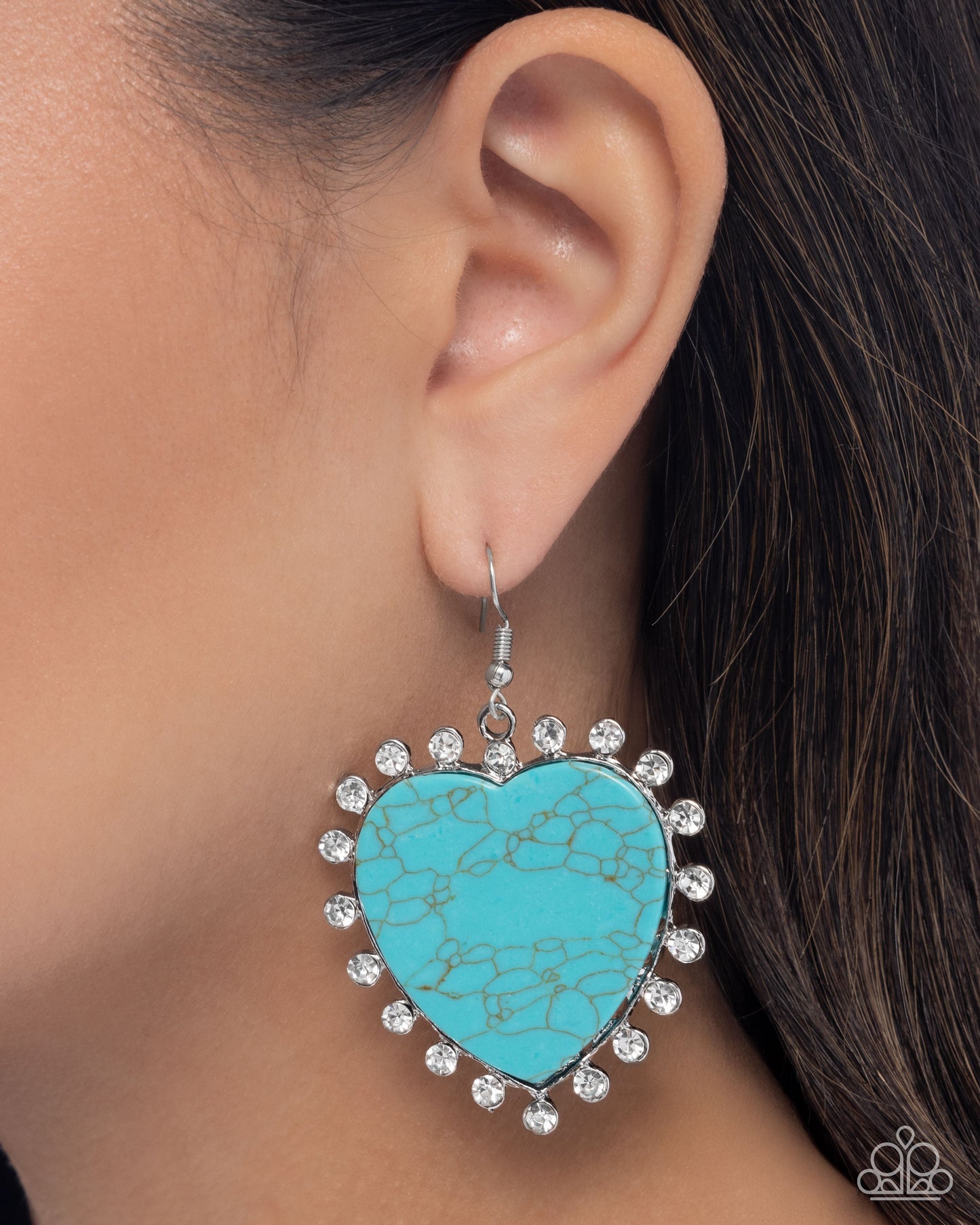Dazzling Damsel - Blue earrings