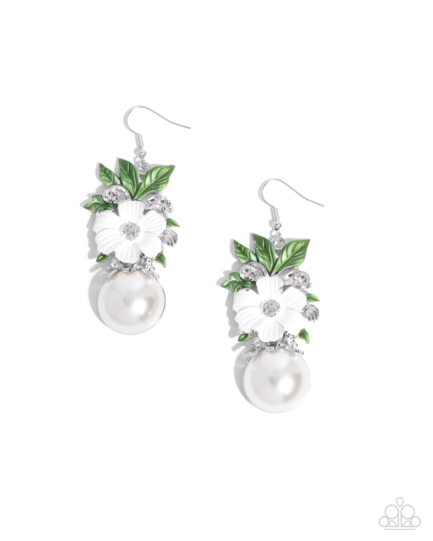 Bouquet Beholder - White earrings