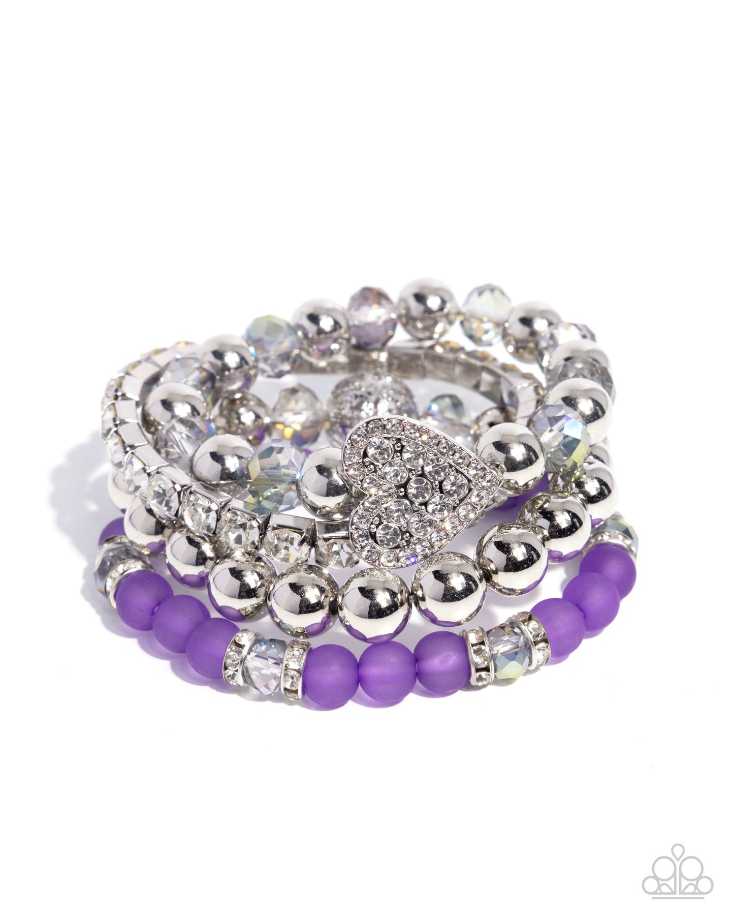 Poetically Plush - Purple bracelet