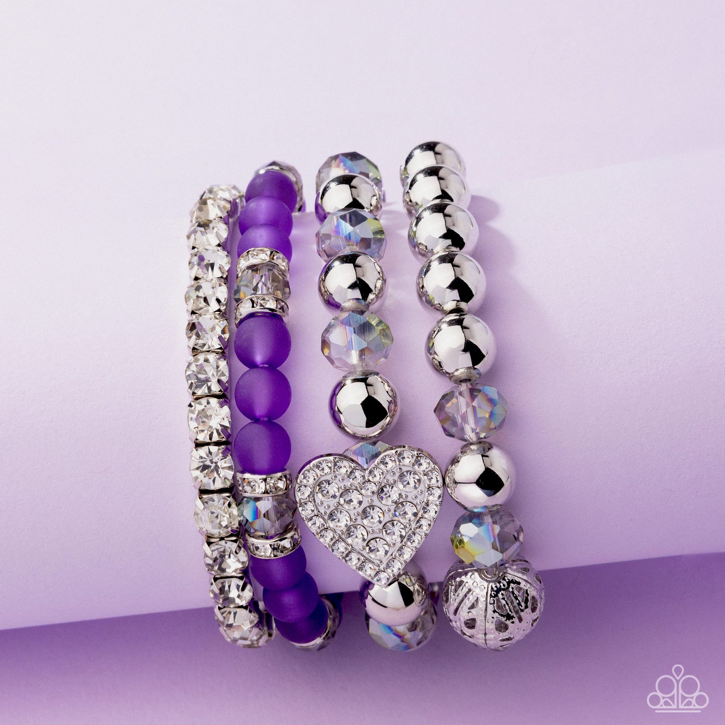 Poetically Plush - Purple bracelet