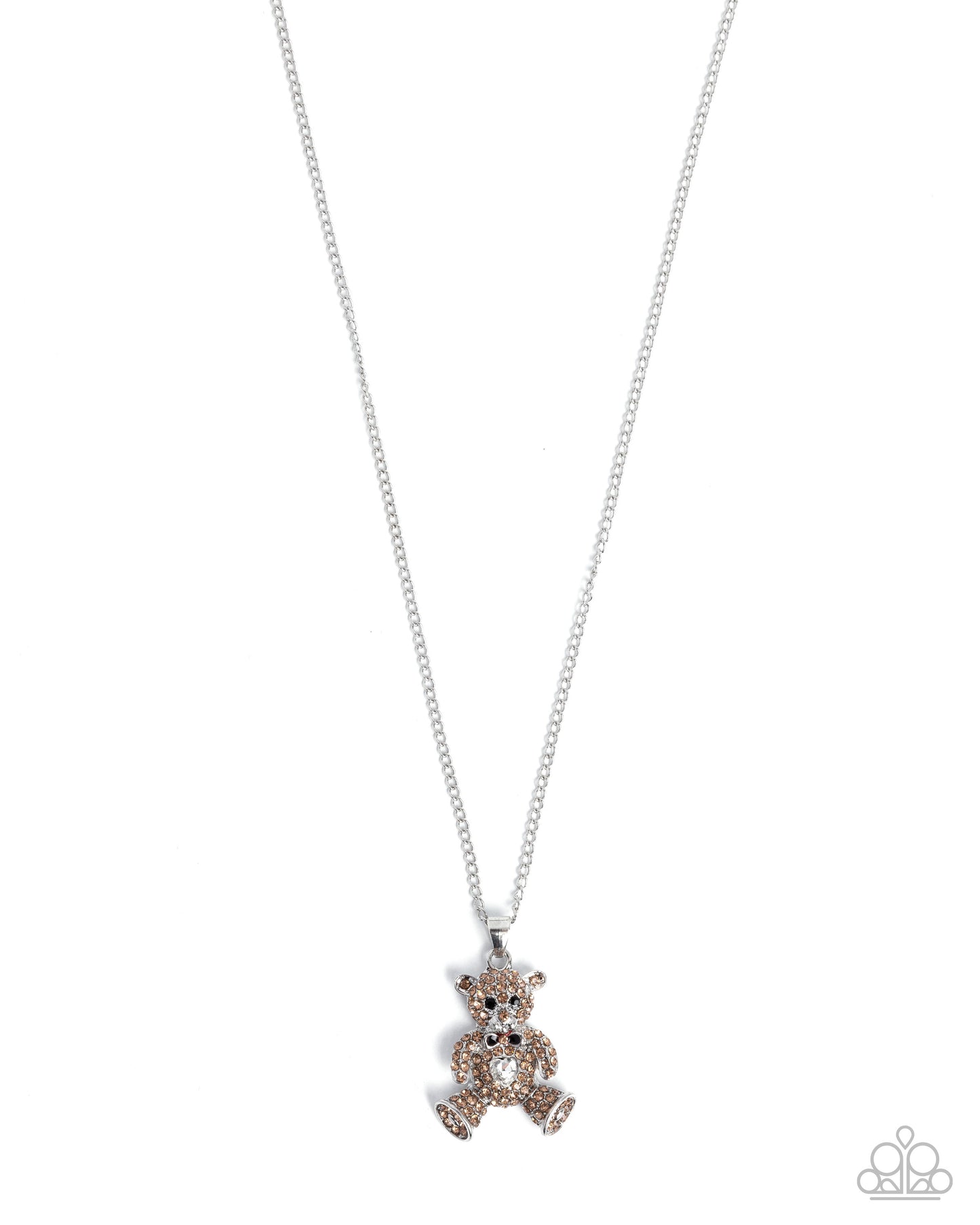 Twinkling Teddy - Brown necklace -coming soon