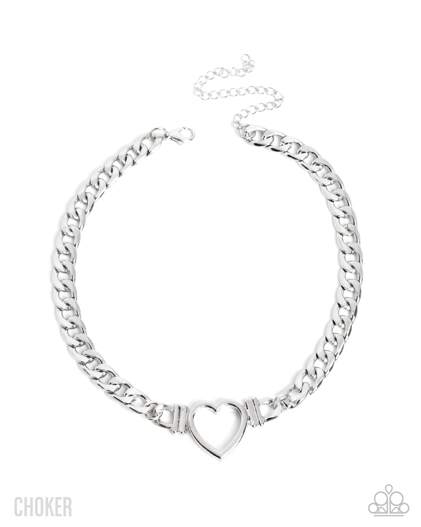 Heartfelt Hunch - Silver necklace