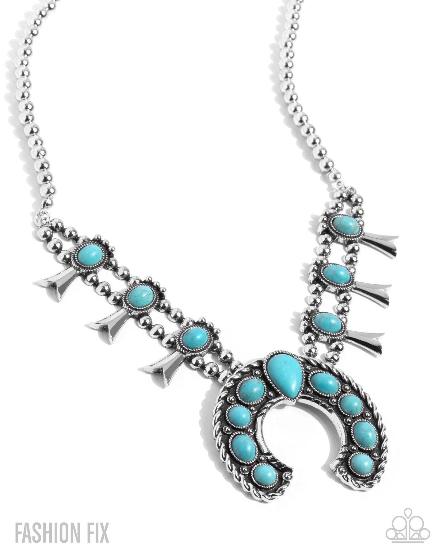 Rustic Route - Blue necklace