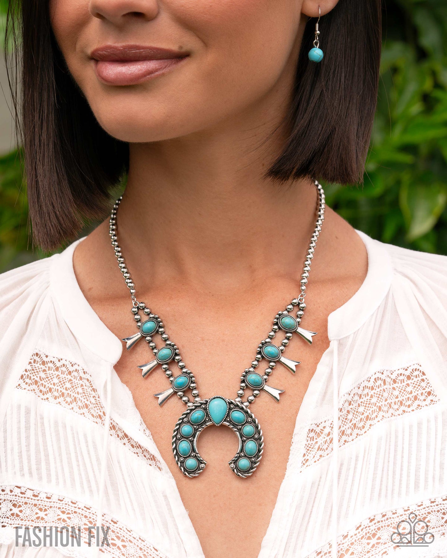 Rustic Route - Blue necklace