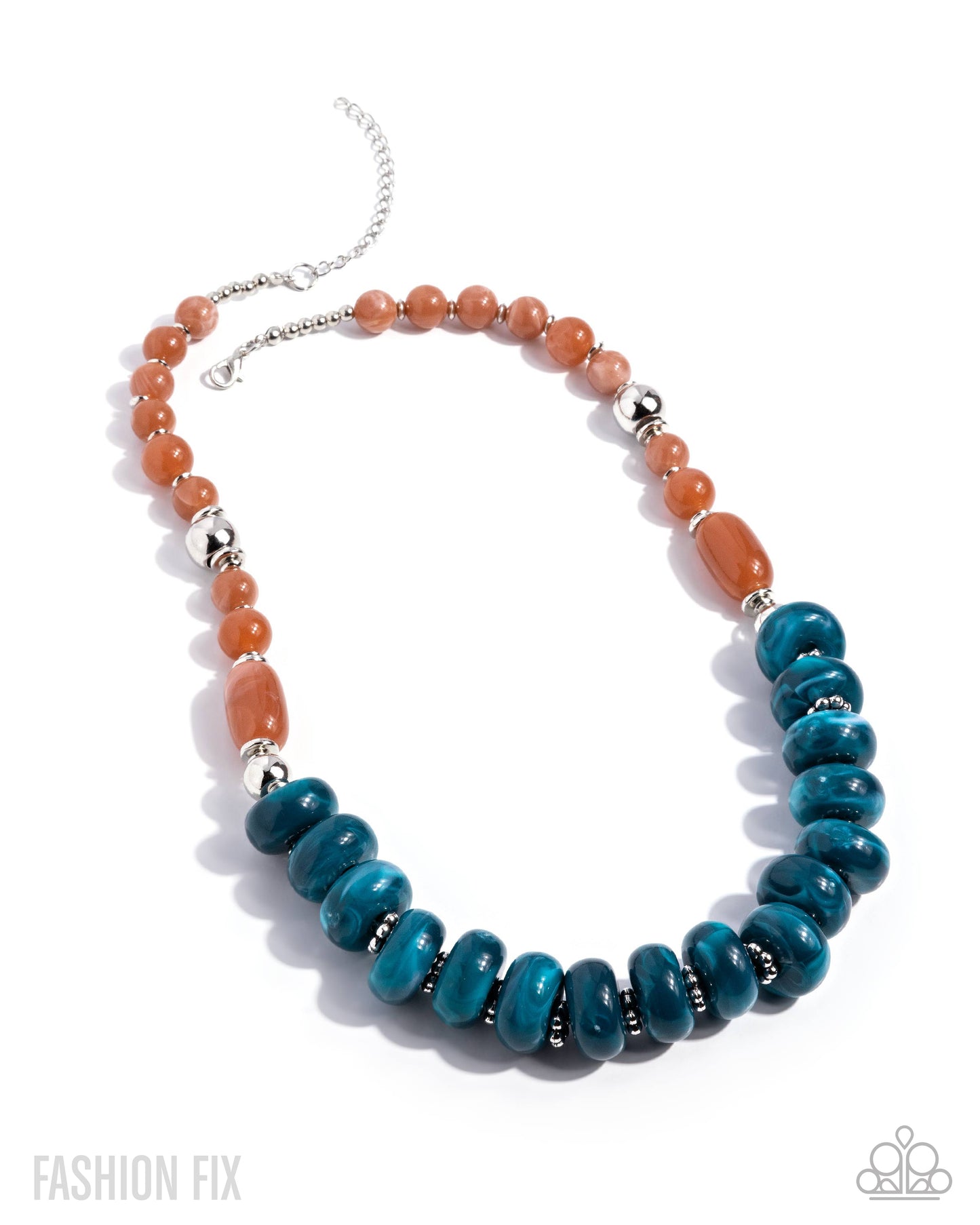 Bubbly Broadcast - Blue necklace