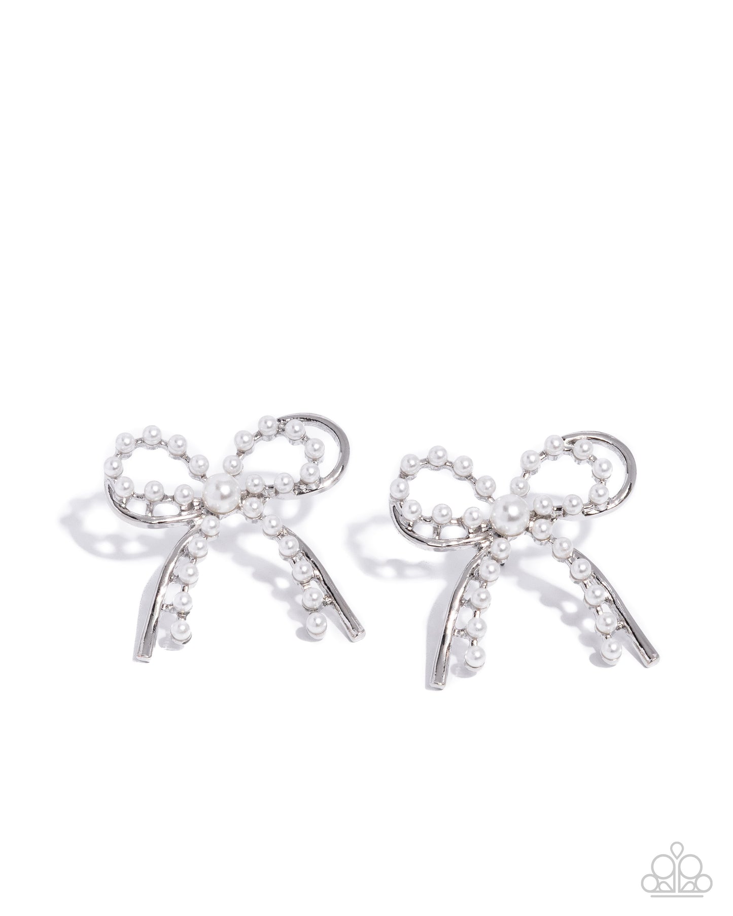 Girly Get Together - White earrings -coming soon