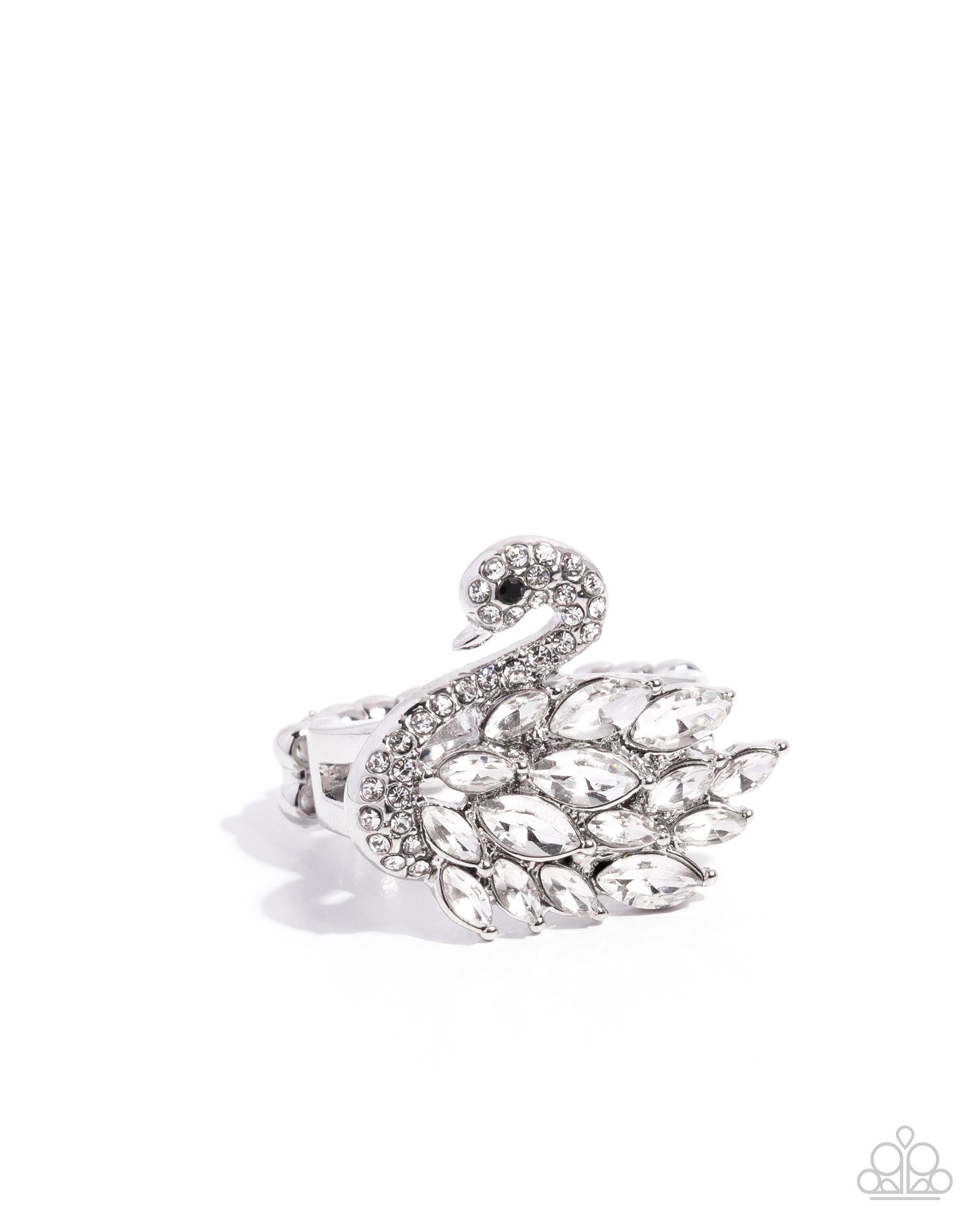 Sensational Swan - White ring