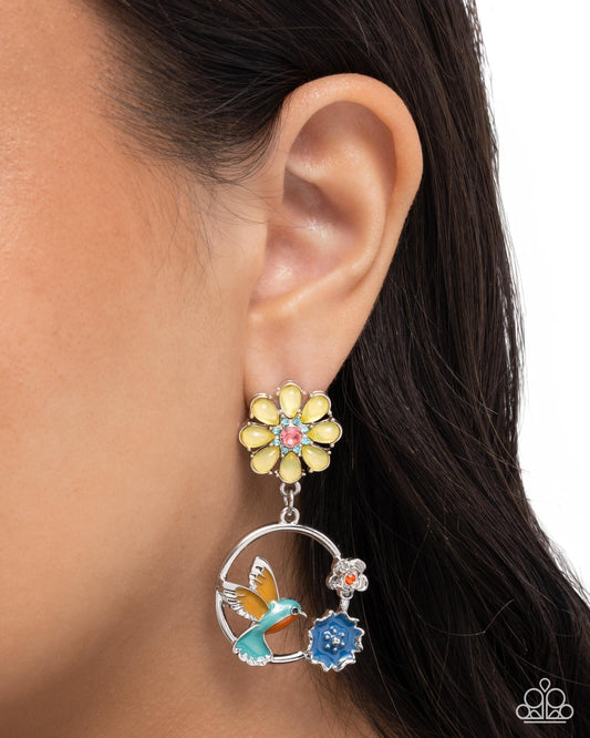 Tropical Tapestry - Yellow earrings -coming soon