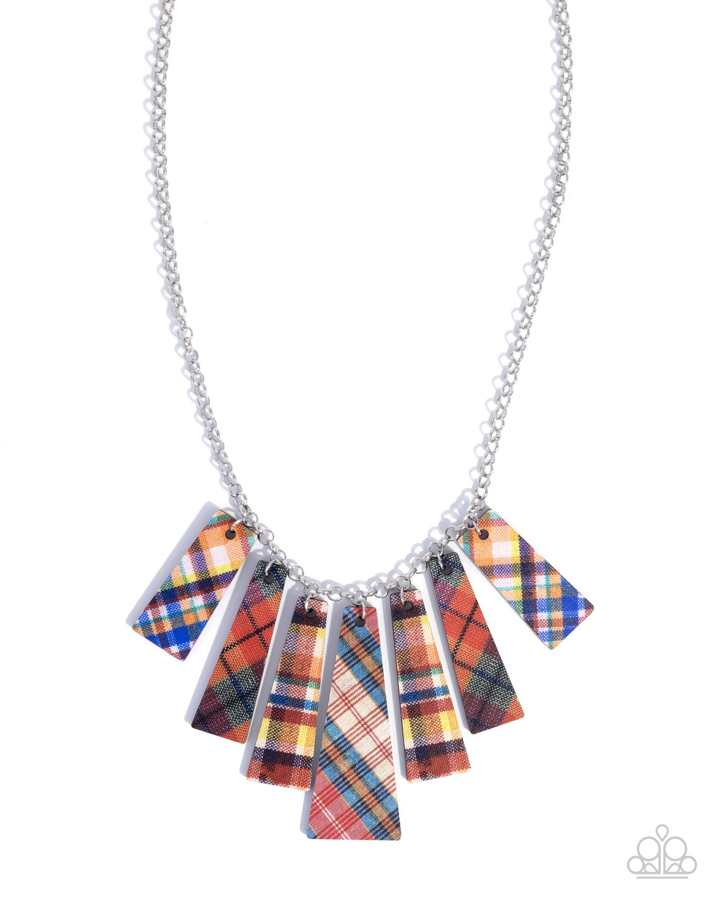 Pleasing Plaid - Red necklace-coming soon