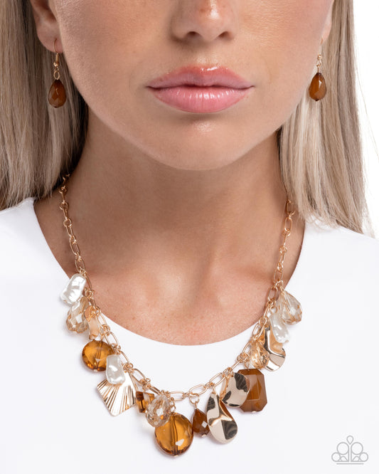 Eclectic Etude - Brown necklace