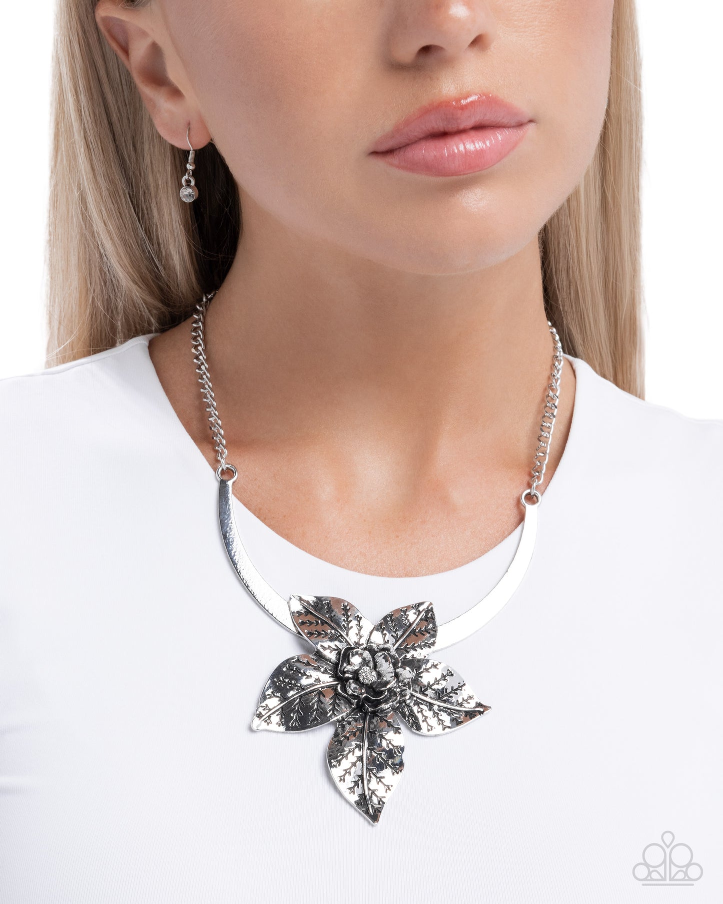Botanical Broadcast - Silver necklace -coming soon