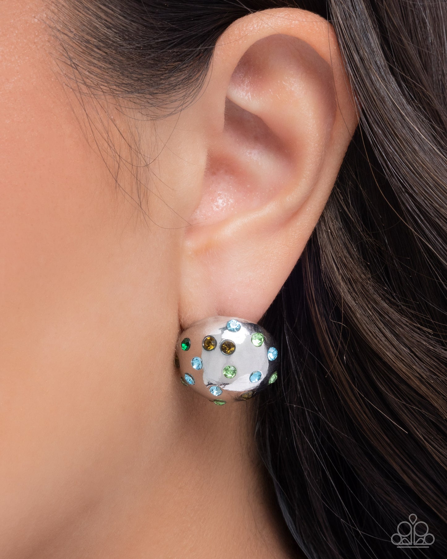 Celebratory Chic - Green earrings