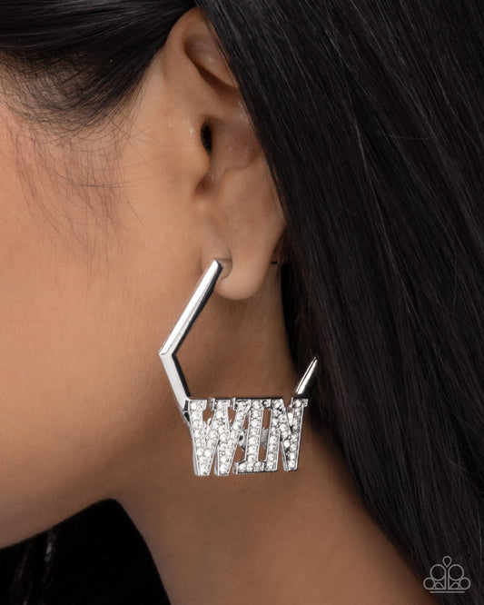 Everything to Win - White earrings -coming soon