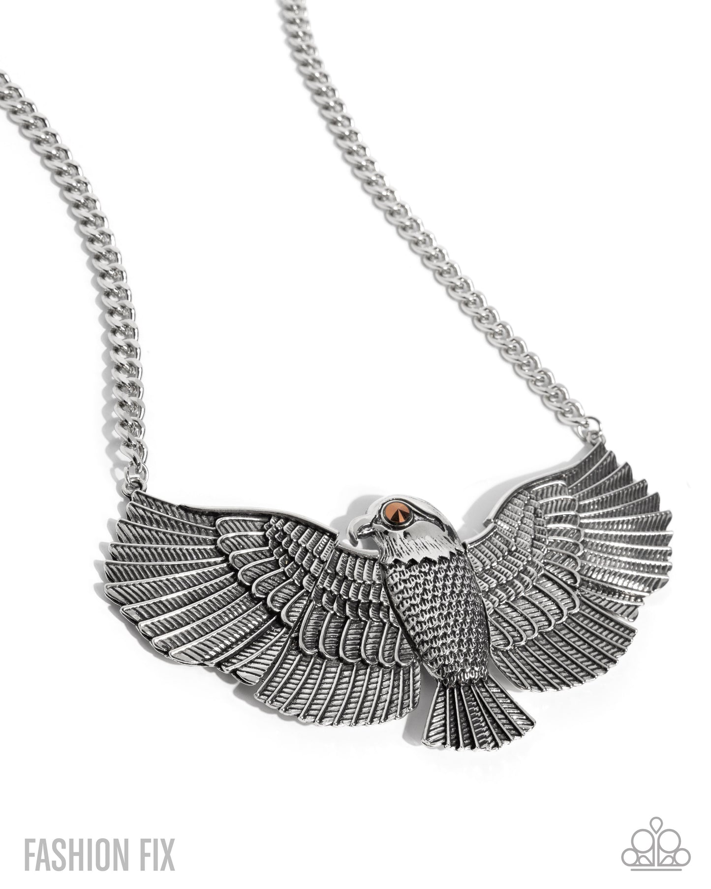Proud as an Eagles Scream - Silver necklace