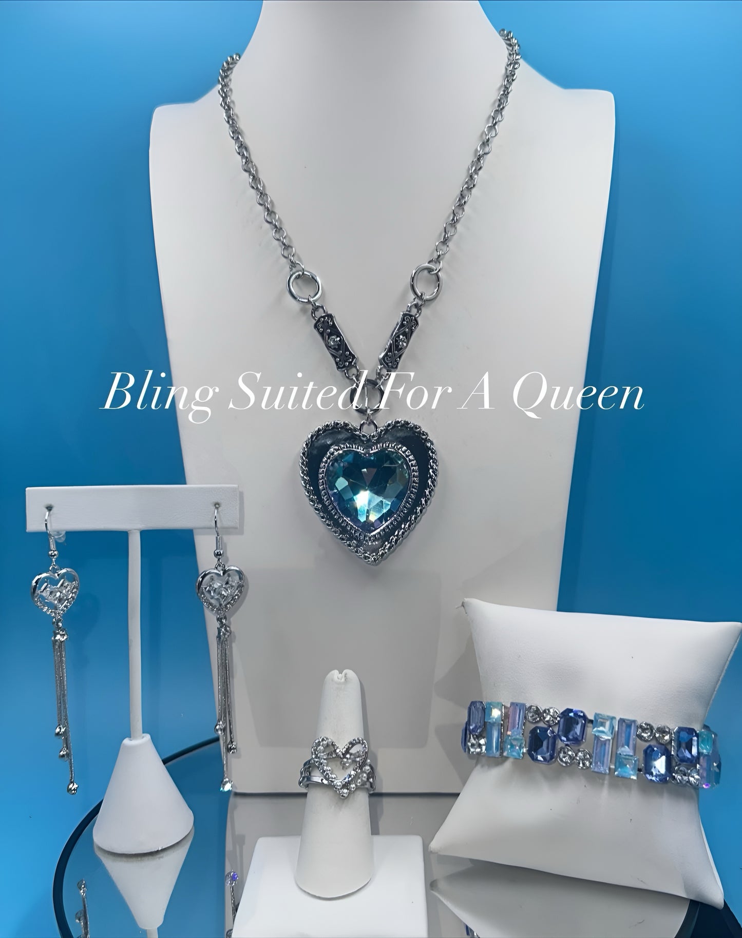 Set it up with Lola -blue heart