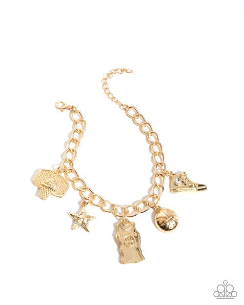 Jersey Journey gold bracelet-LIMIT 2 per order