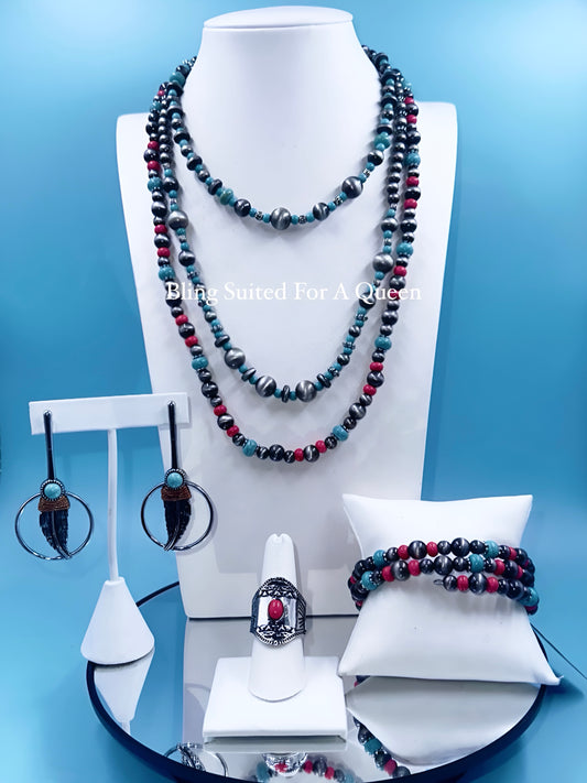 Set it up with Lola - Aztec beads