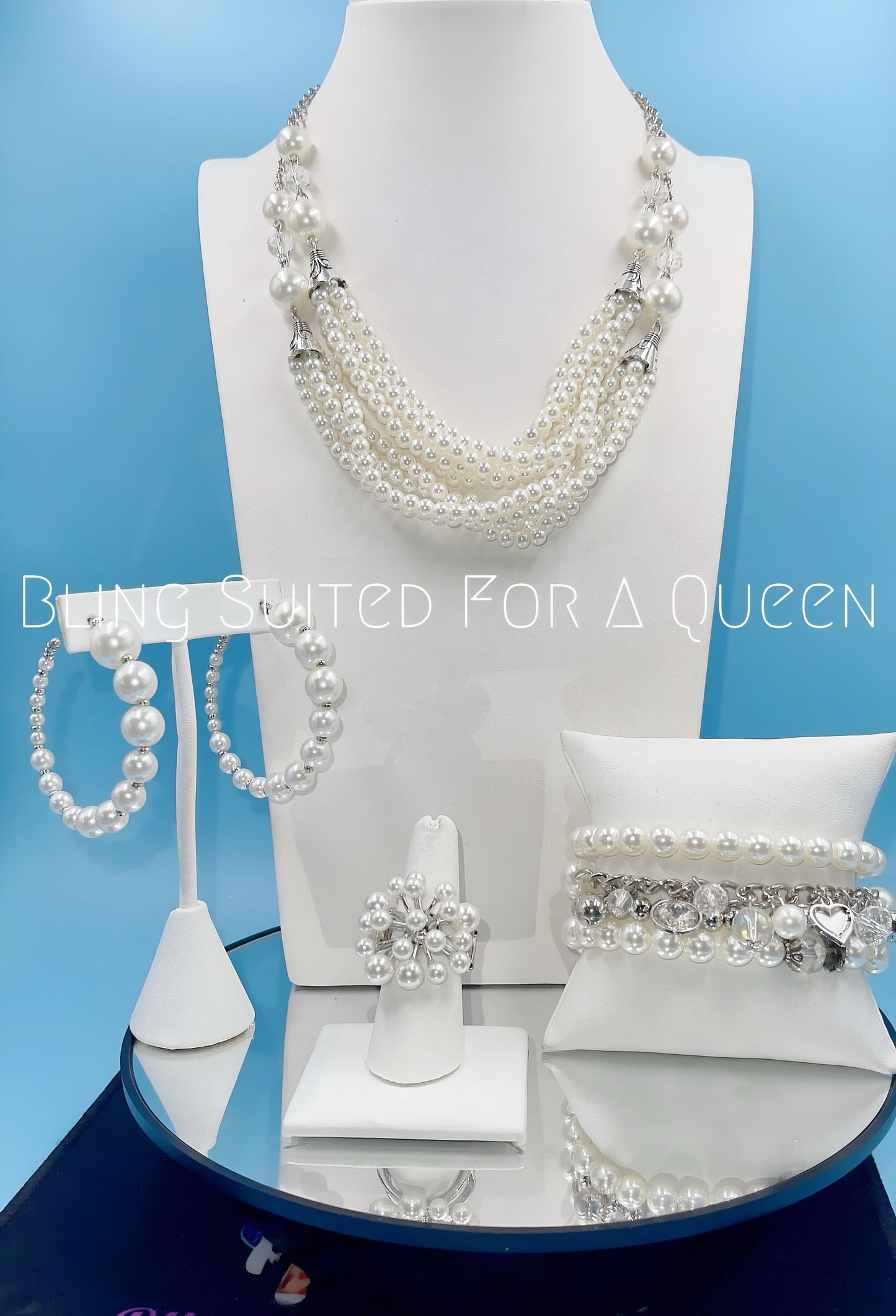 Set it up with Lola -pearls on pearls