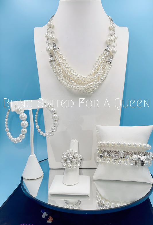 Set it up with Lola -pearls on pearls