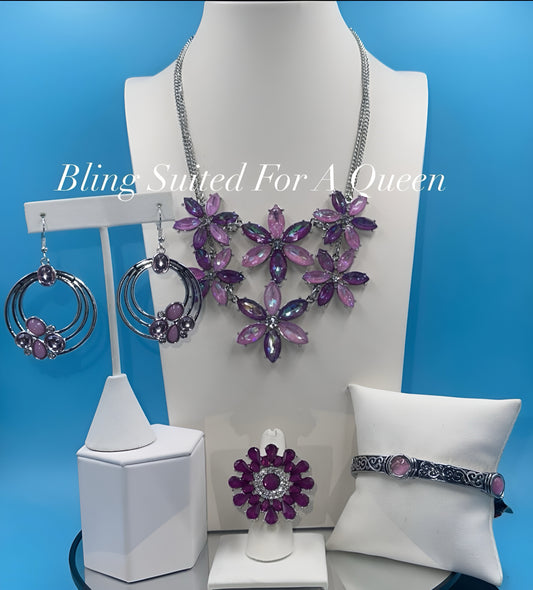 Set it up with Lola- purple flowers