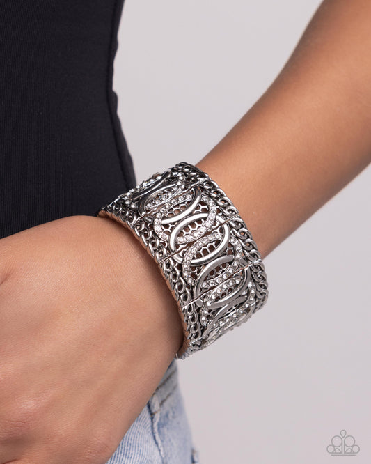 Pulsera blanca Forged Fashion
