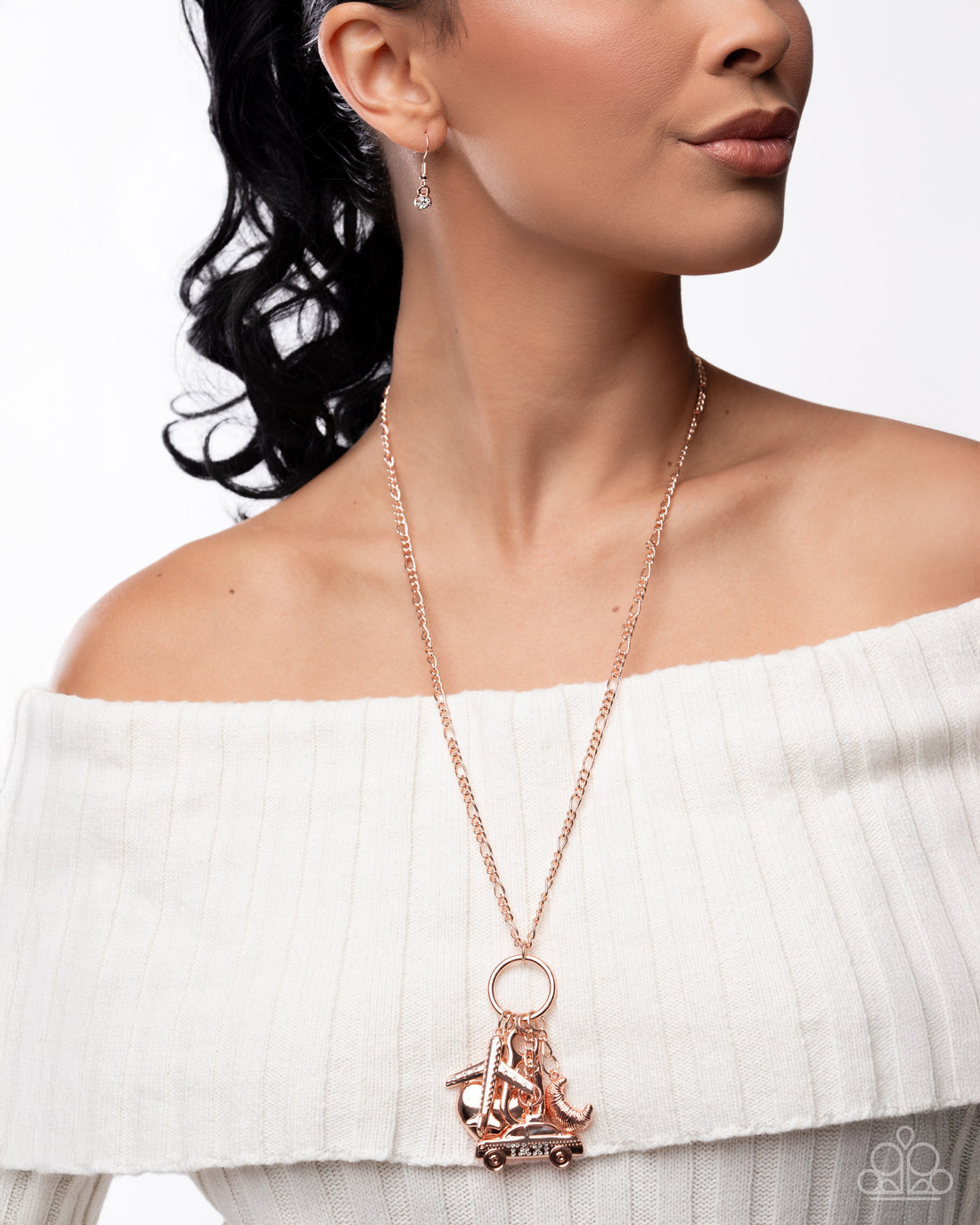 Rose gold necklace
