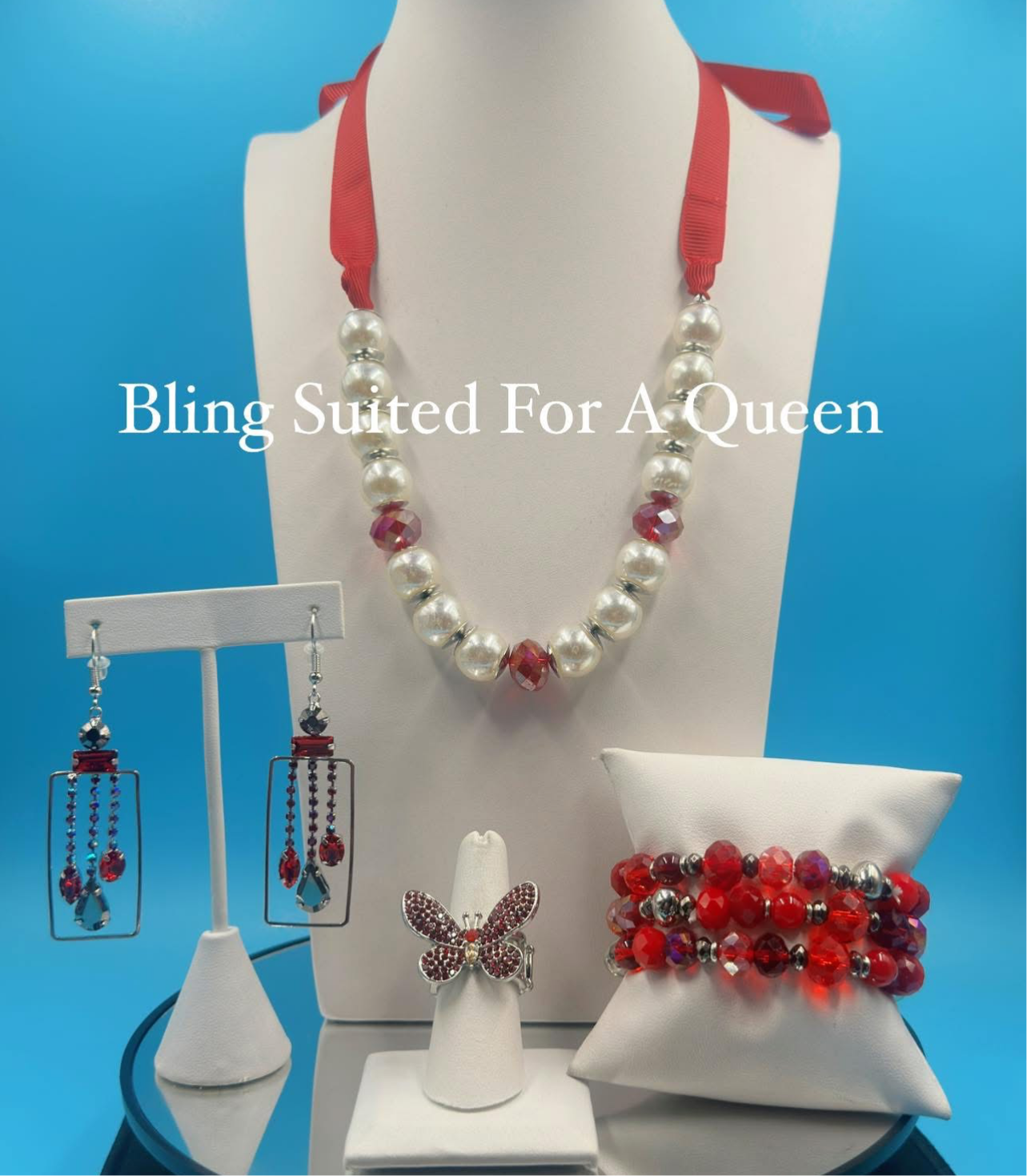 Set it up with Lola -red ribbon