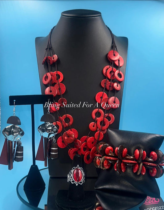 Set it up with Lola red wood