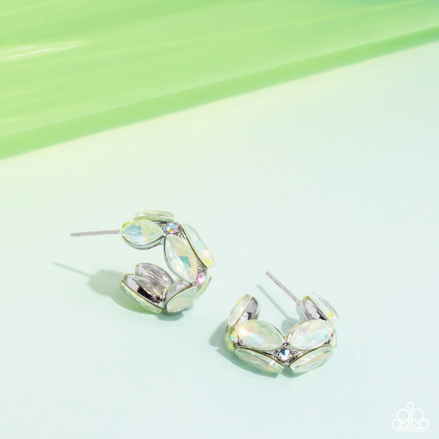 Dazzling Destiny - Green earrings