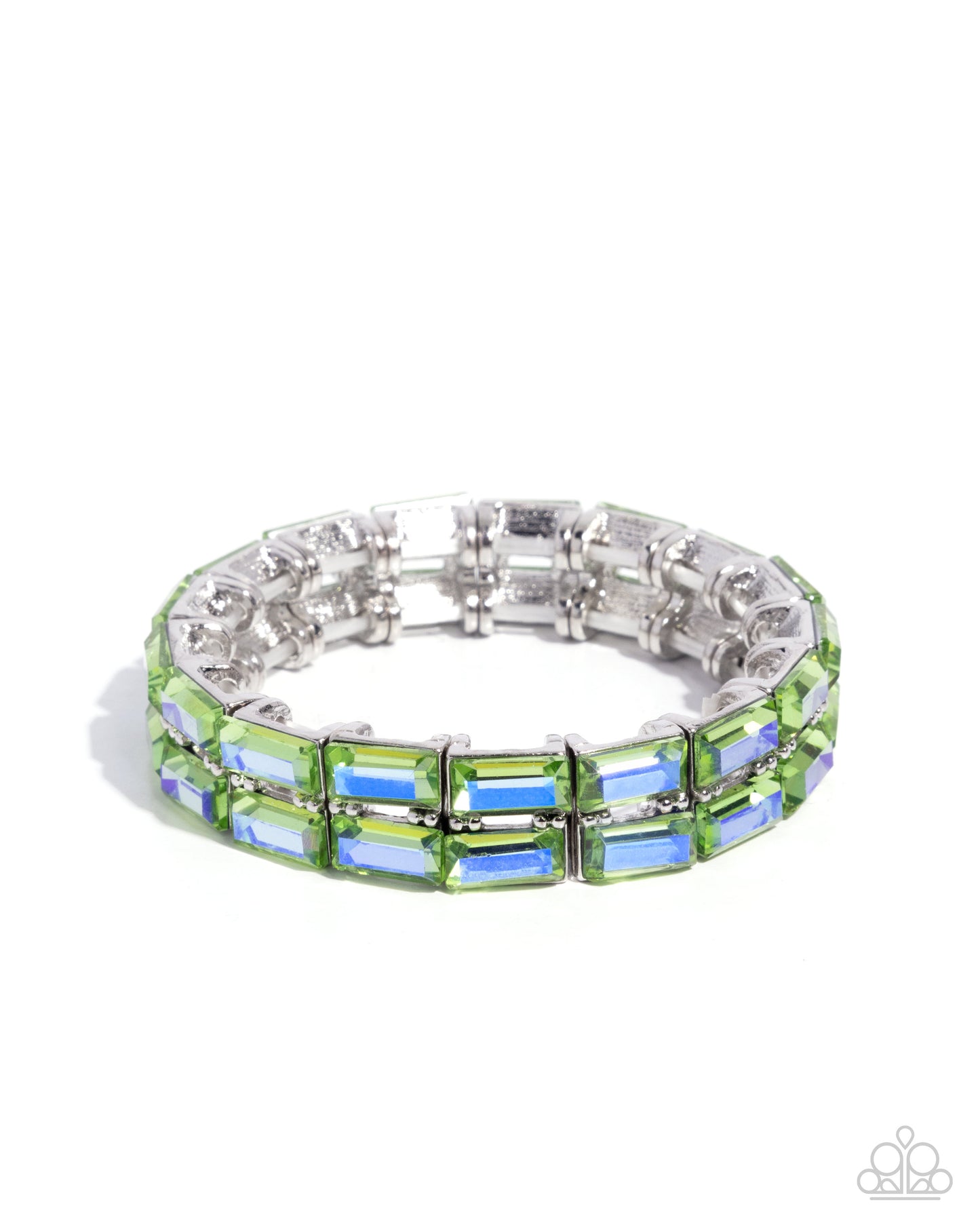 Symmetrical Statement green bracelet