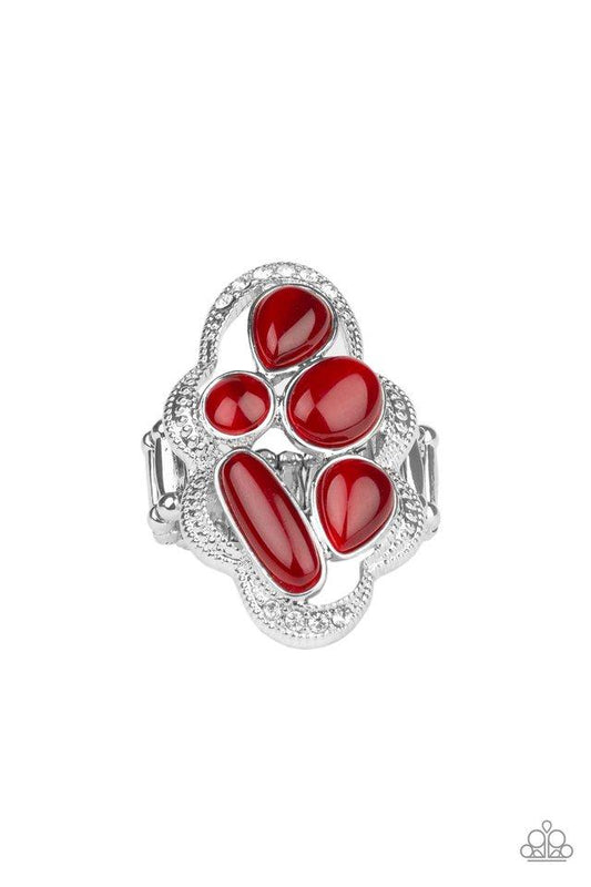 Anillo rojo de la colección Cherished