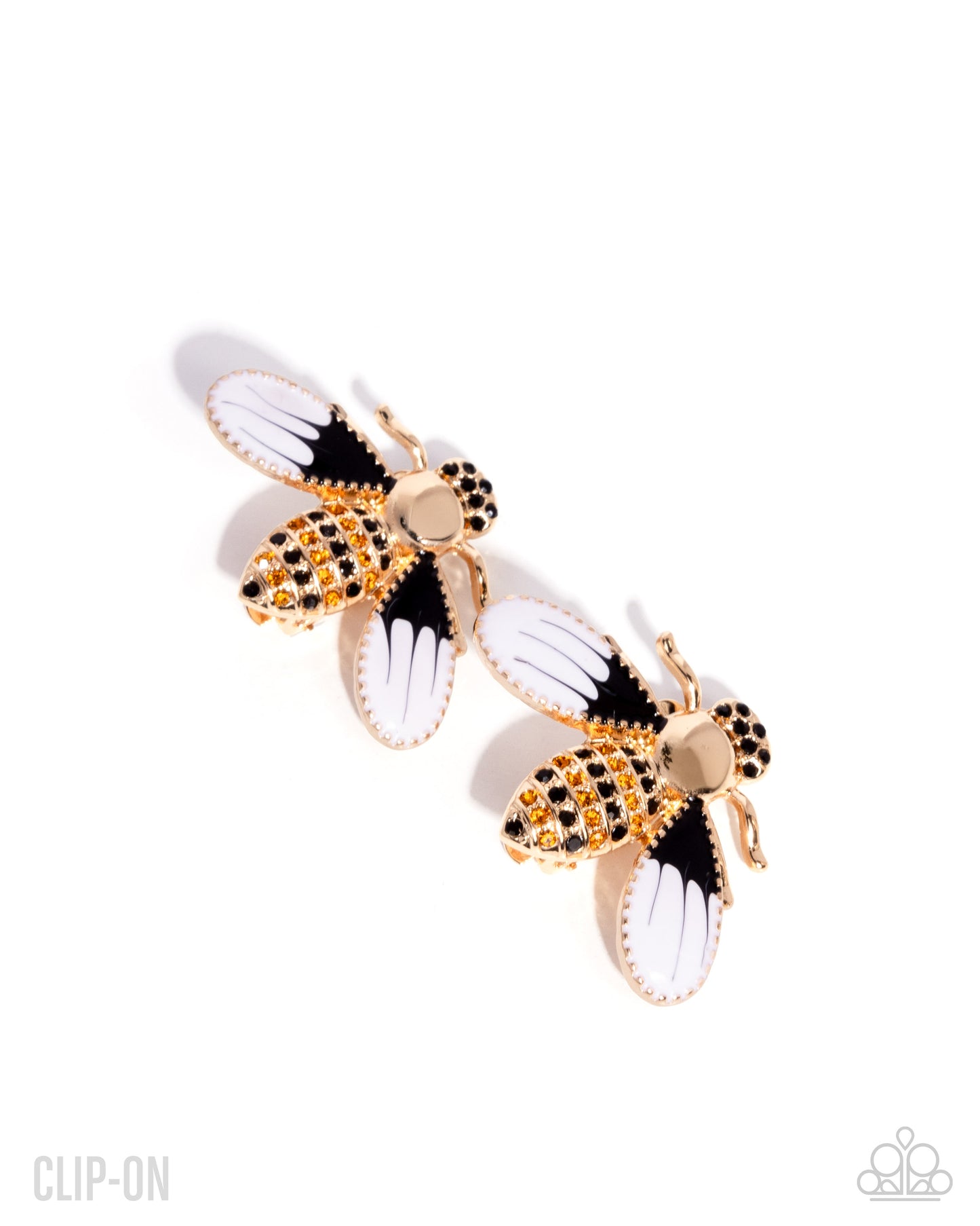 Blissful Bee-Gold earrings (clip on) coming soon