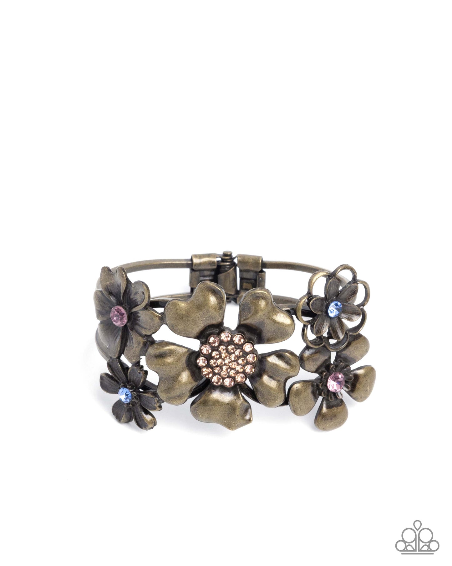Bursting Bouquet-Brass Bracelet