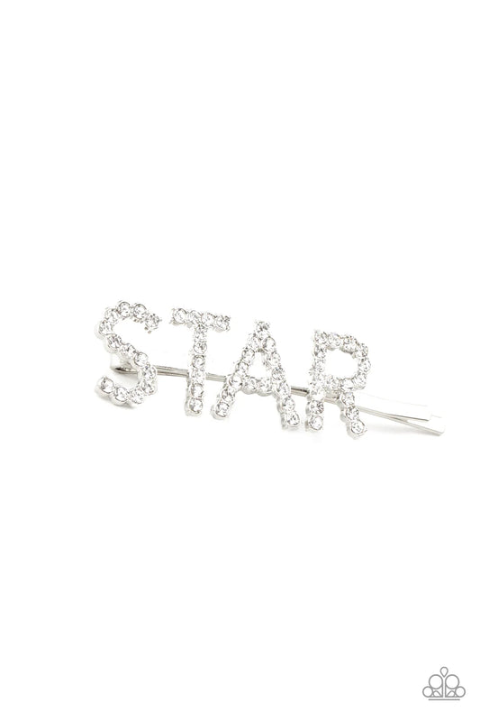 Star In Your Own Show - White- hair accessories