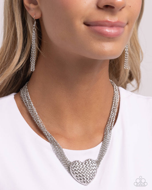 Crushing On You - Silver Necklace