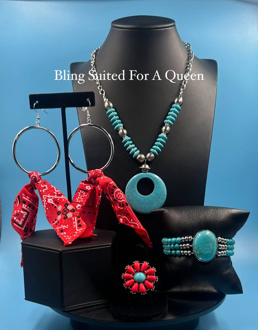 Set it up with Lola - red bandanna