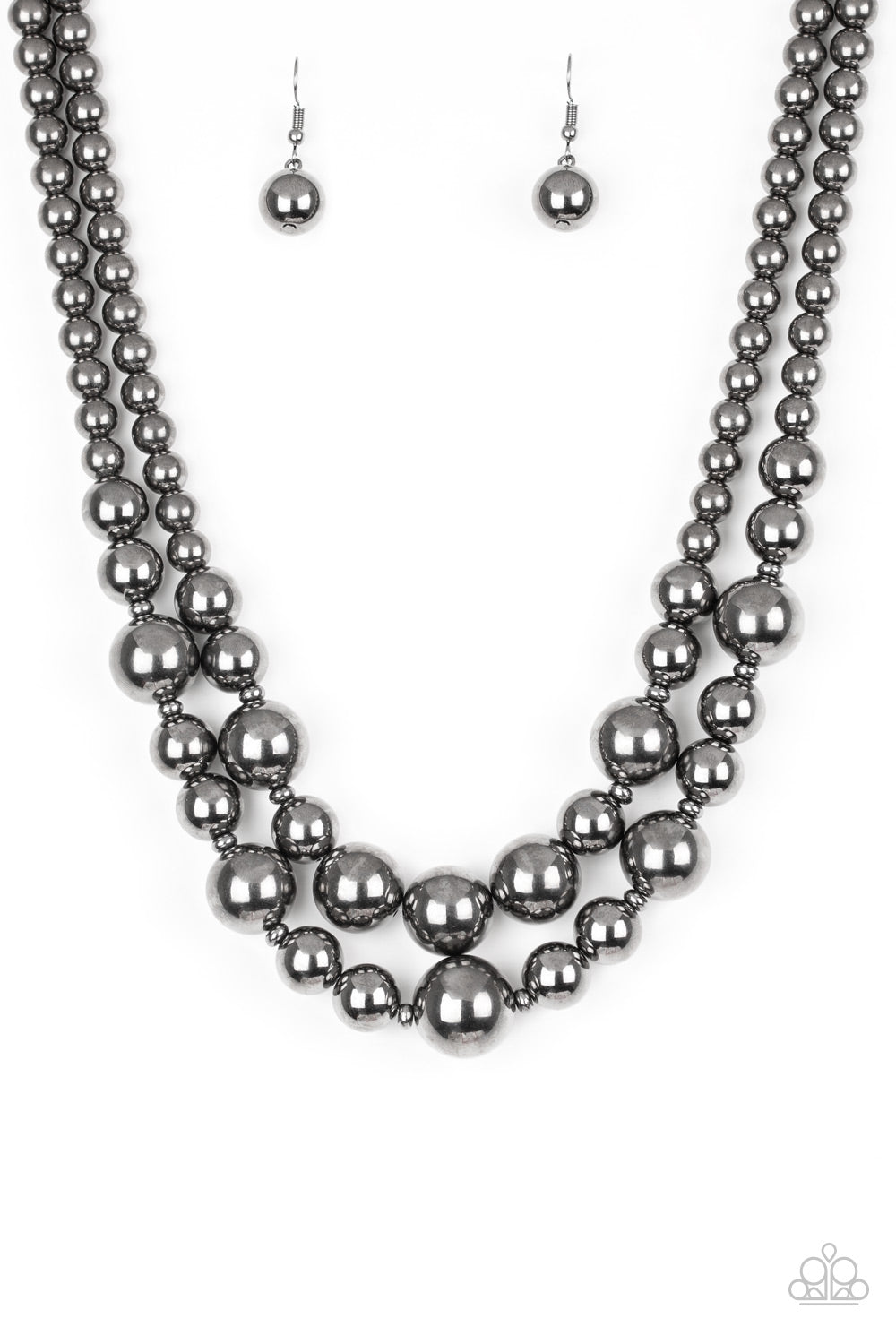 Te reto doblemente - Collar negro - Vintage