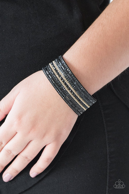 Rebel Radiance - Pulsera negra