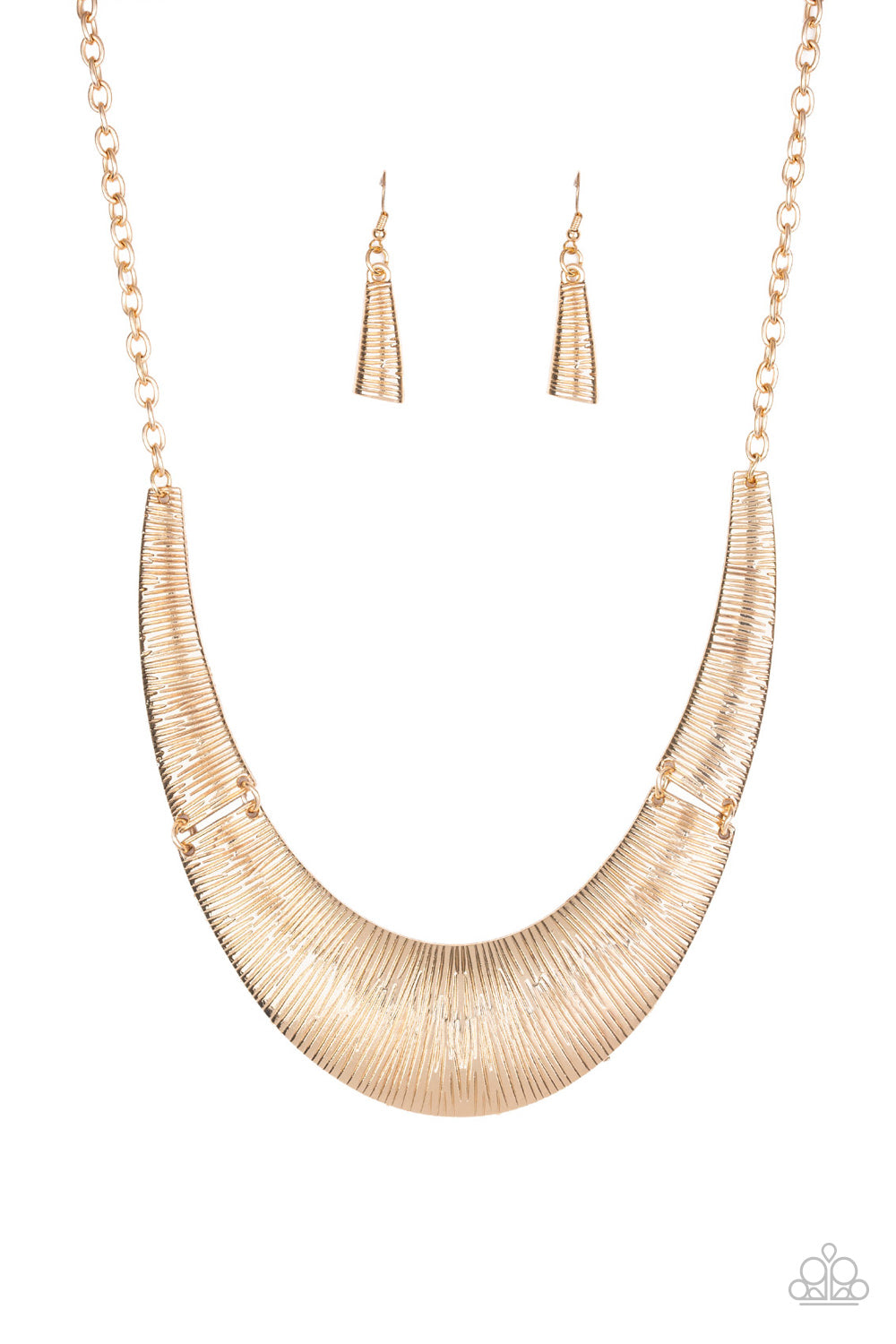 Feast or Famine - Gold necklace -Vintage