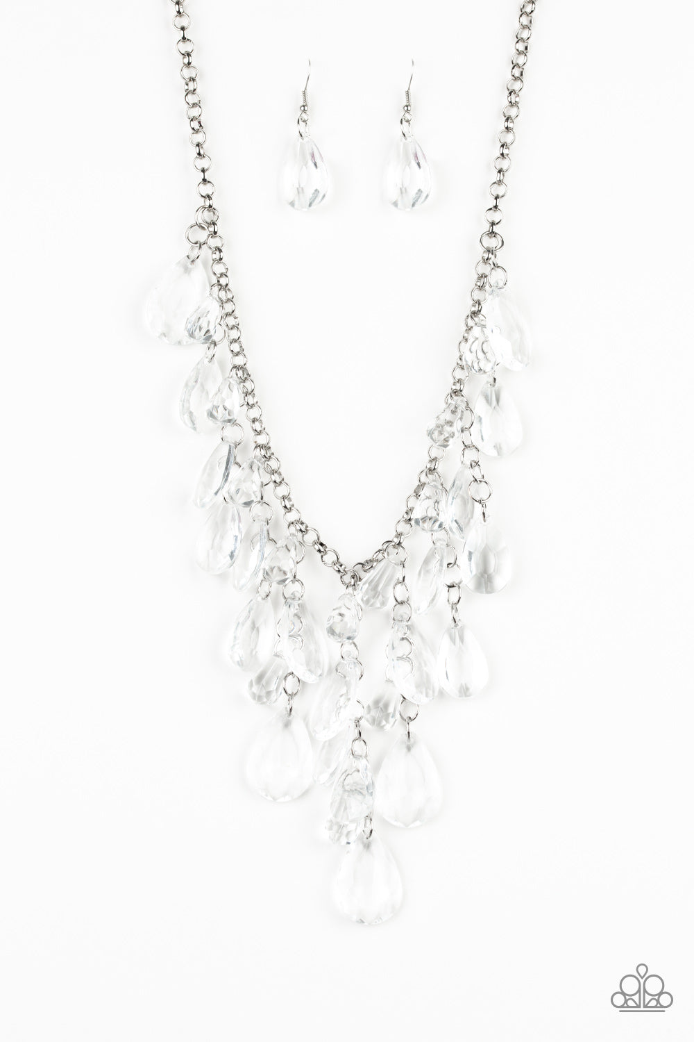 Irresistible Iridescence - White necklace